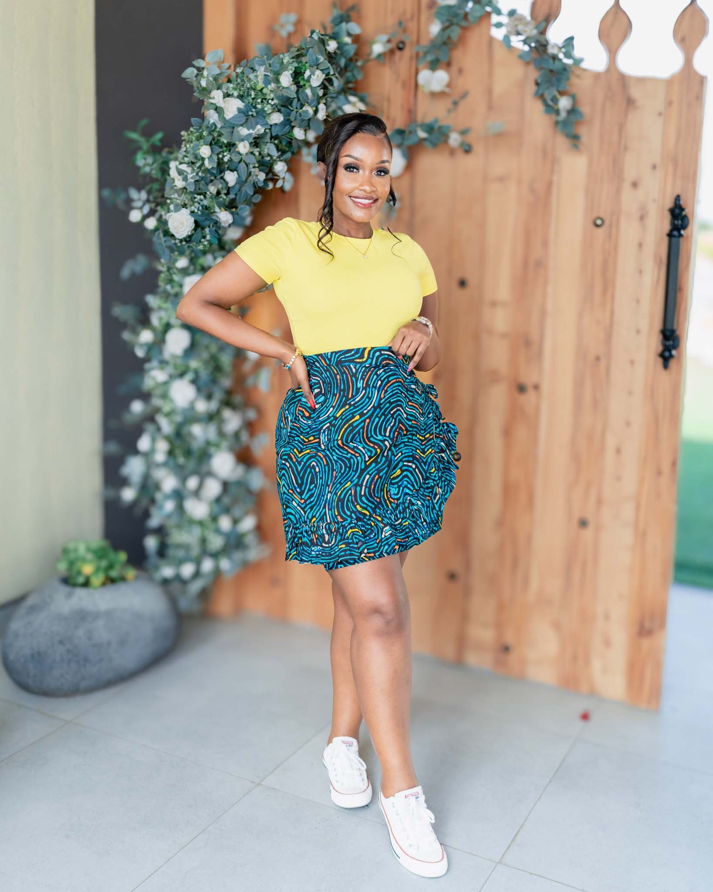 Thandile-Blue and Yellow