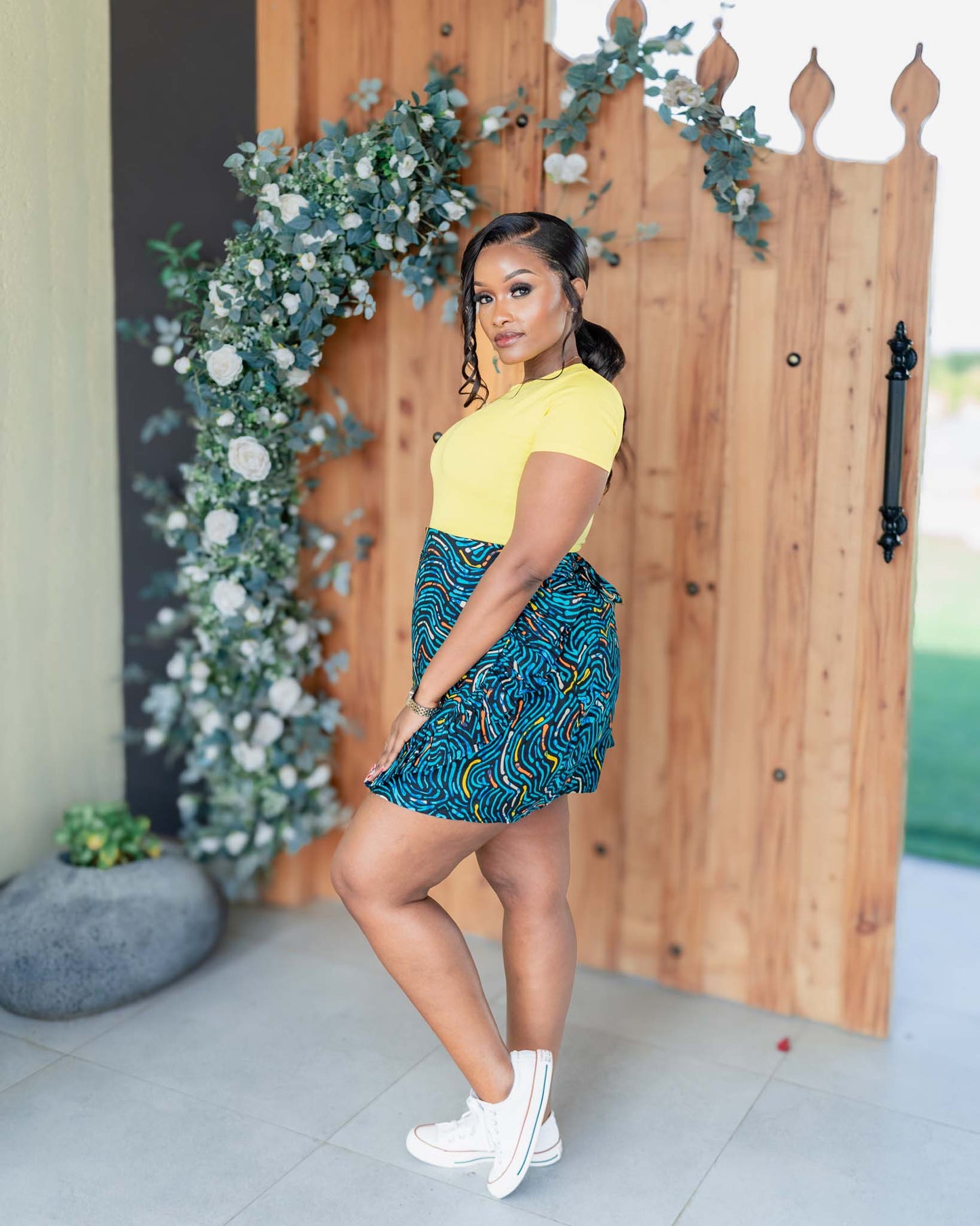 Thandile-Blue and Yellow