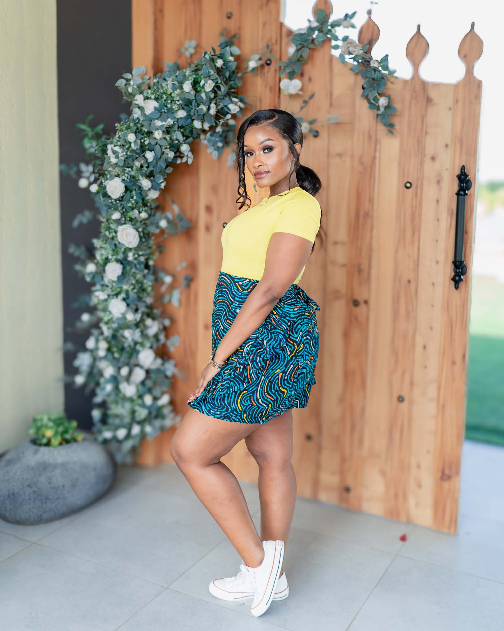 Thandile-Blue and Yellow