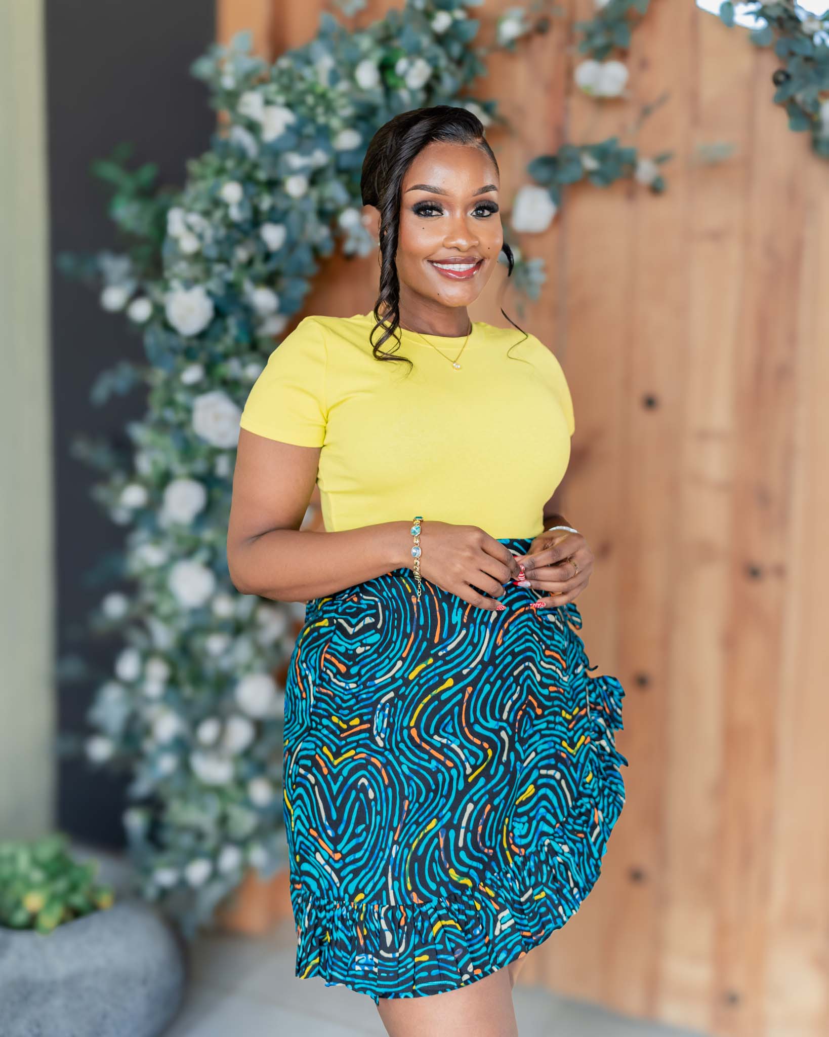 Thandile-Blue and Yellow