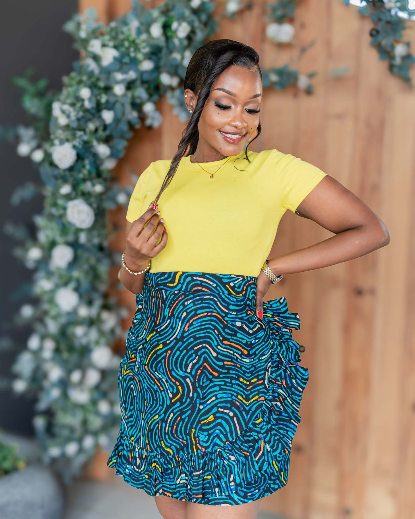 Thandile-Blue and Yellow