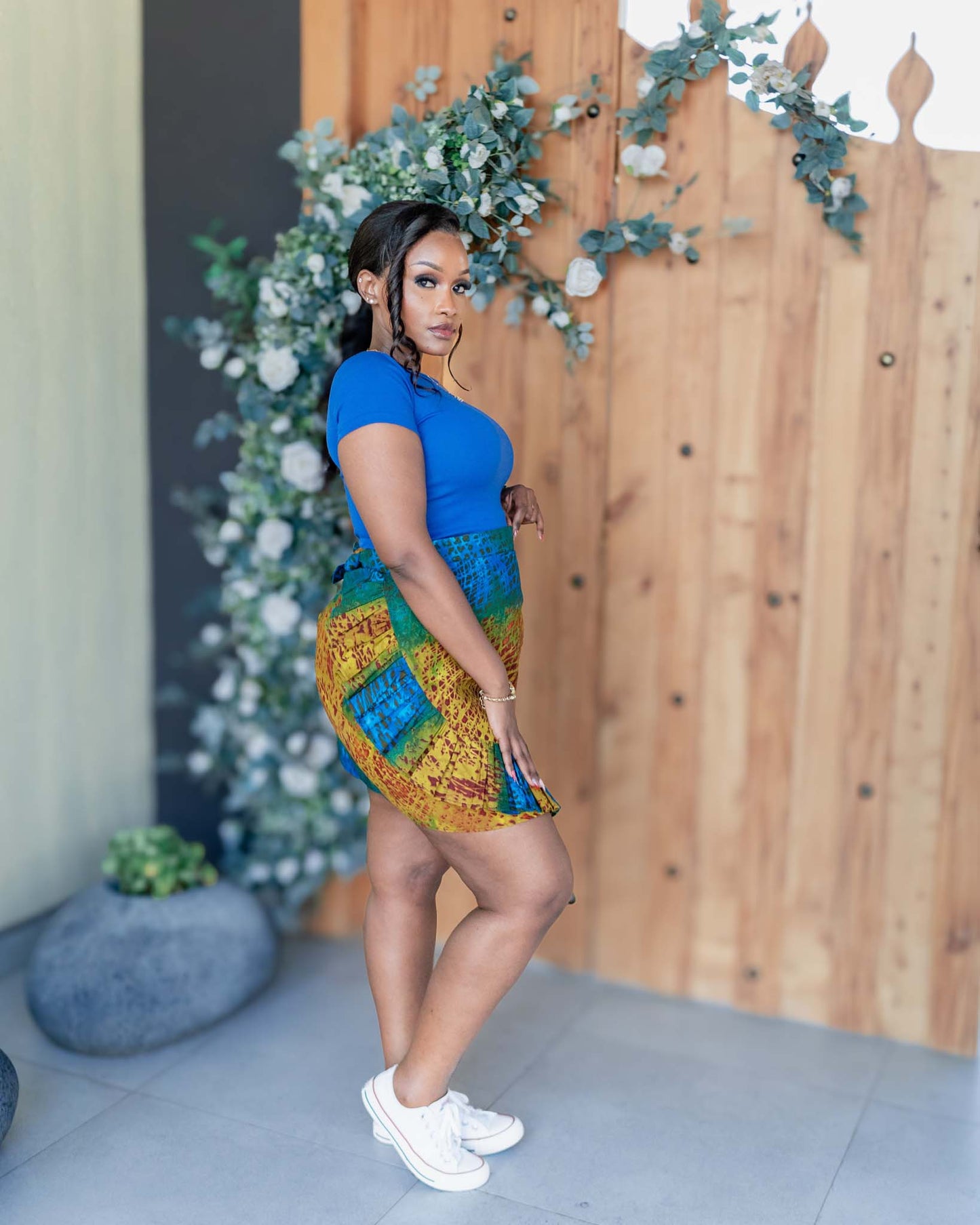 Thandile-Blue and Green