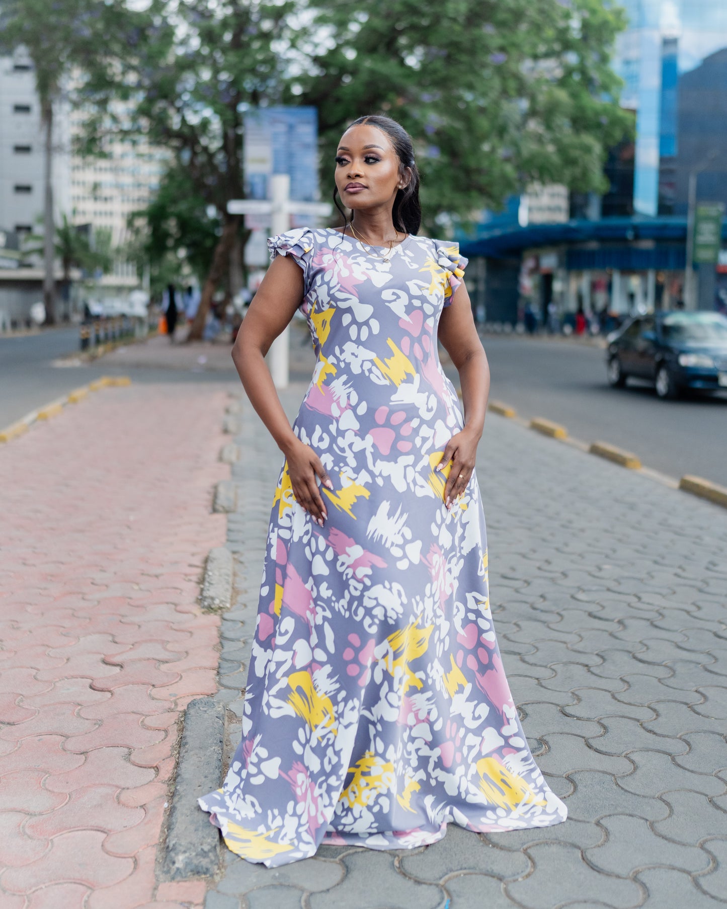 Scarlet- Purple Print