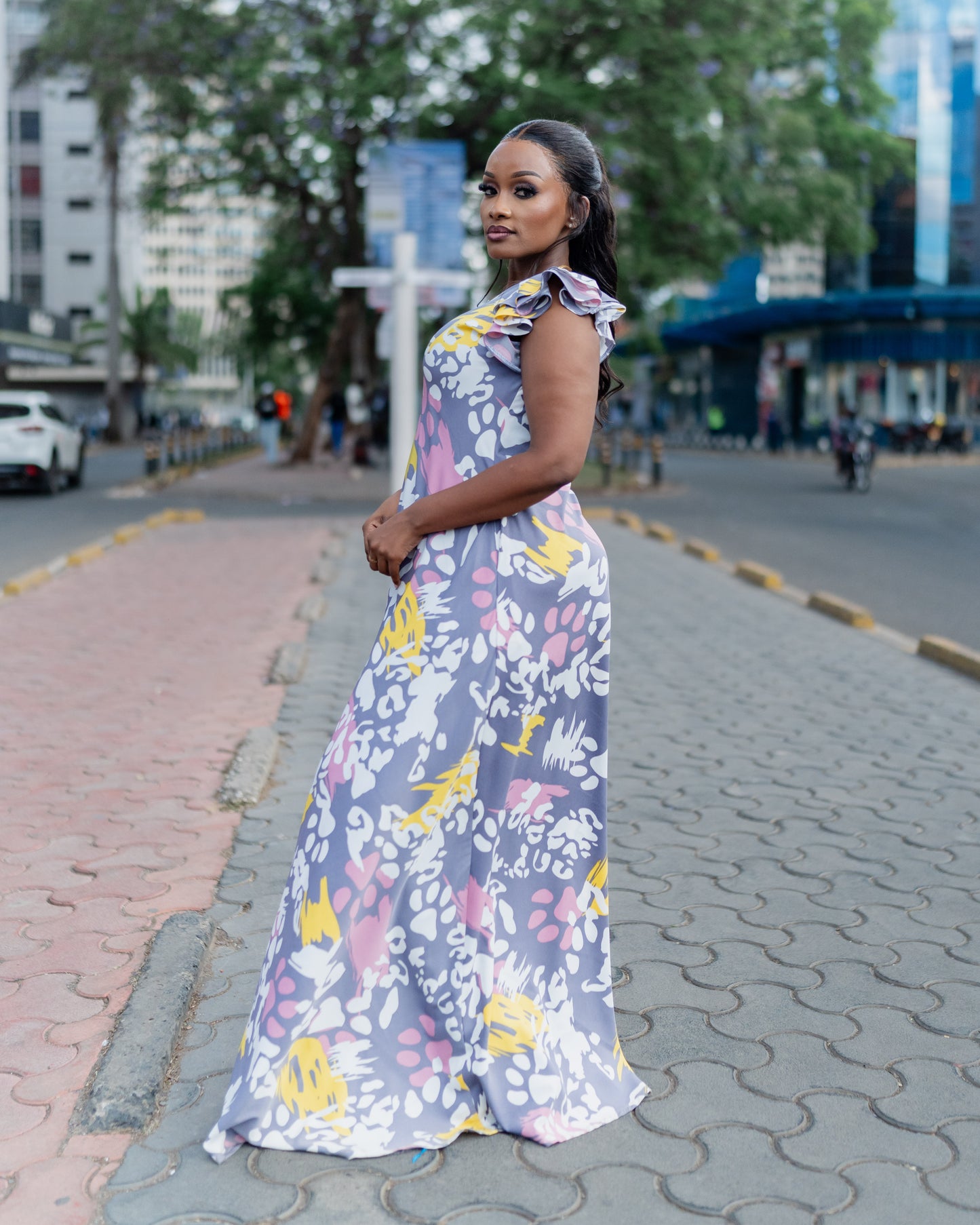 Scarlet- Purple Print