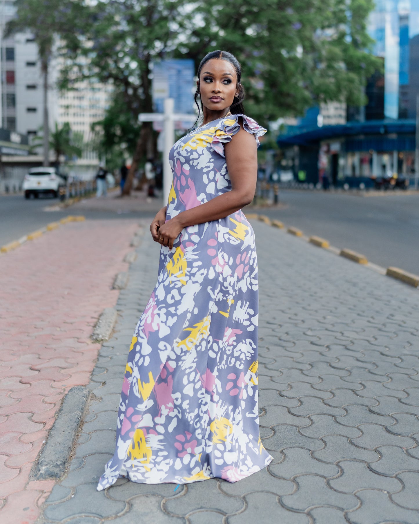 Scarlet- Purple Print