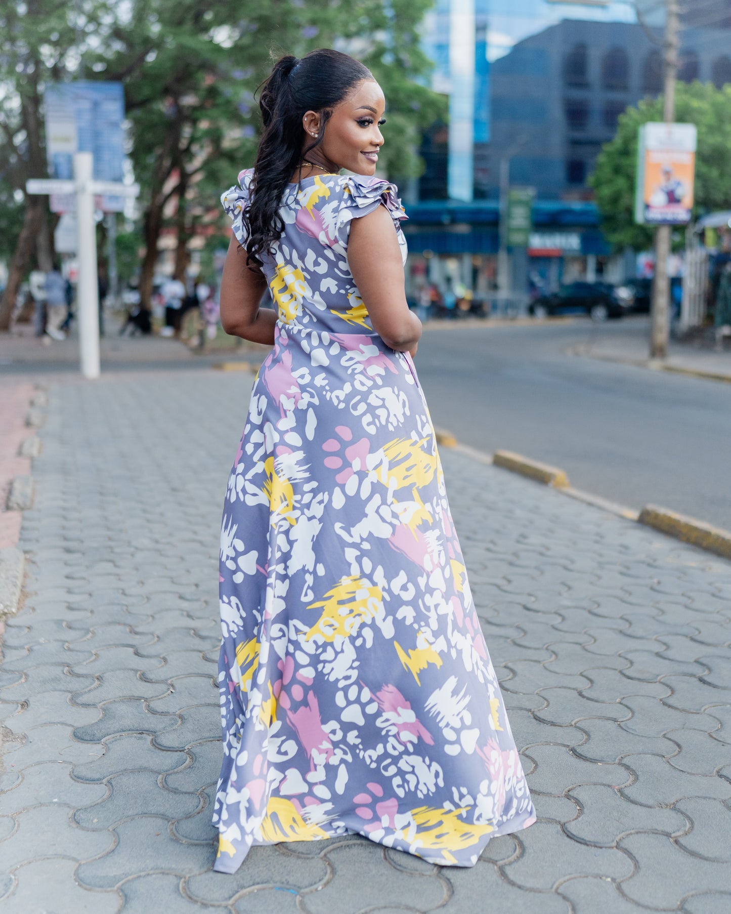 Scarlet- Purple Print